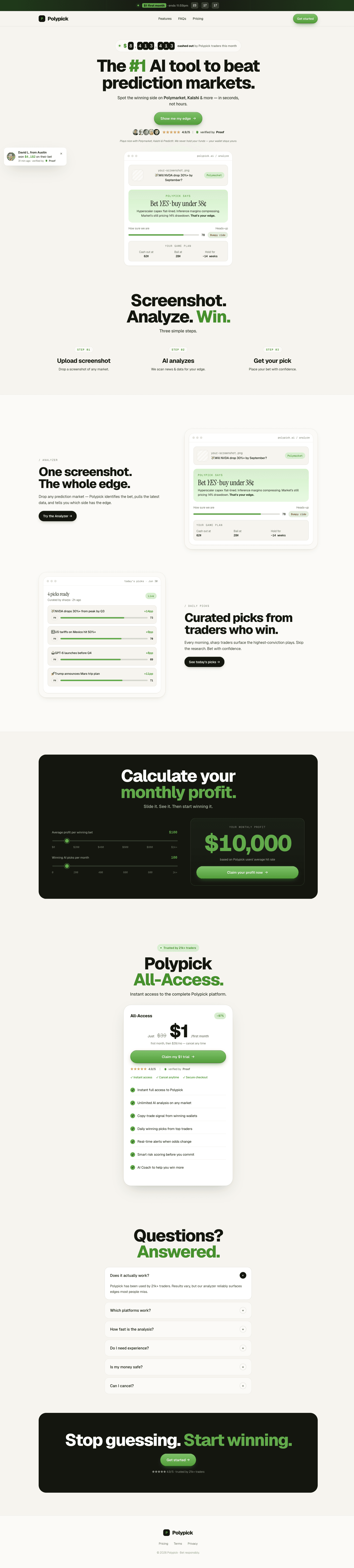 Deep Dive Report: PolyPick — AI Copilot for Prediction Markets