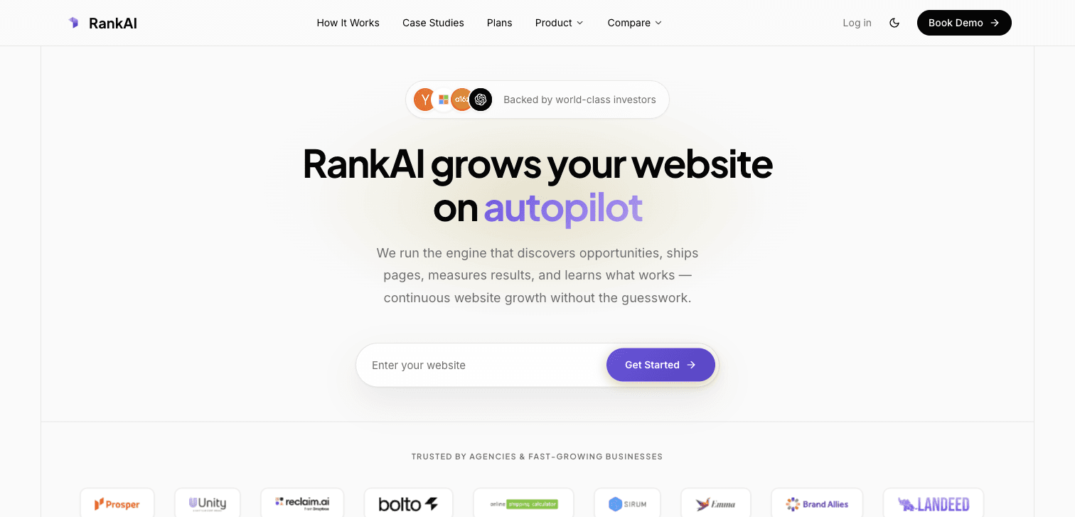 深度报告：RankAI — GEO+SEO AI Agent 如何拿到 YC / OpenAI / A16z 投资并实现 MRR $53K