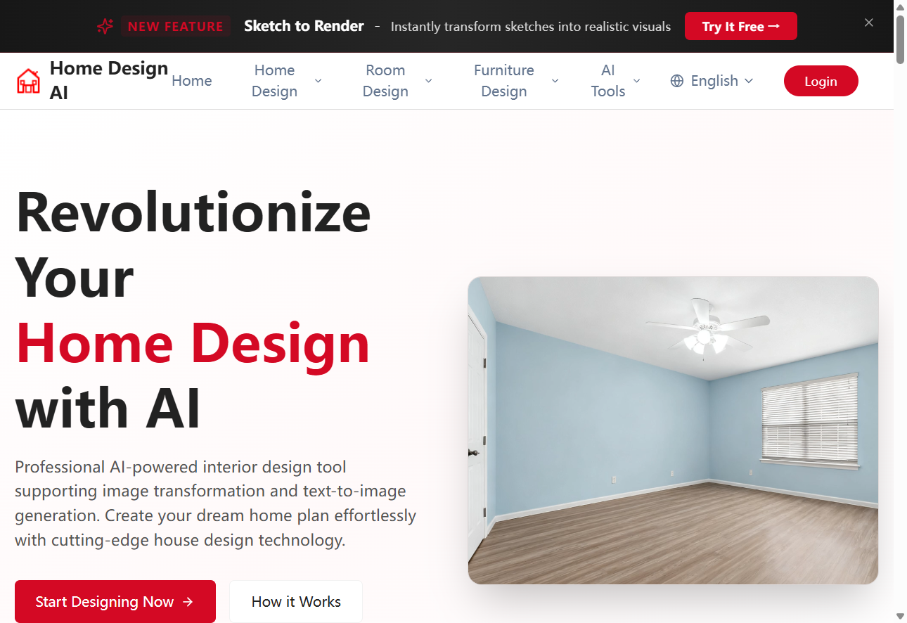 Home Design AI：免费工具如何获得月访问 50 万+